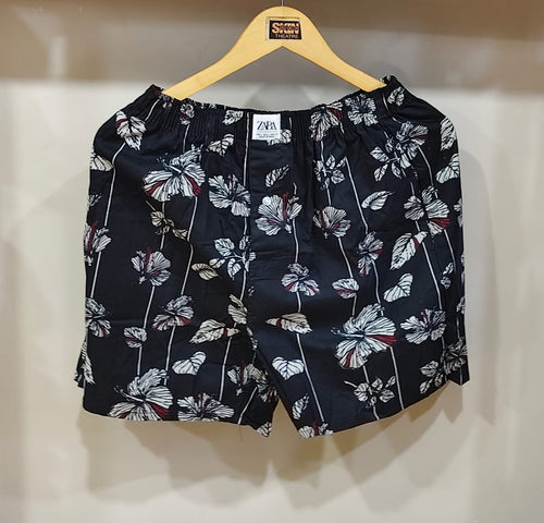 Boxer Shorts - Floral Black