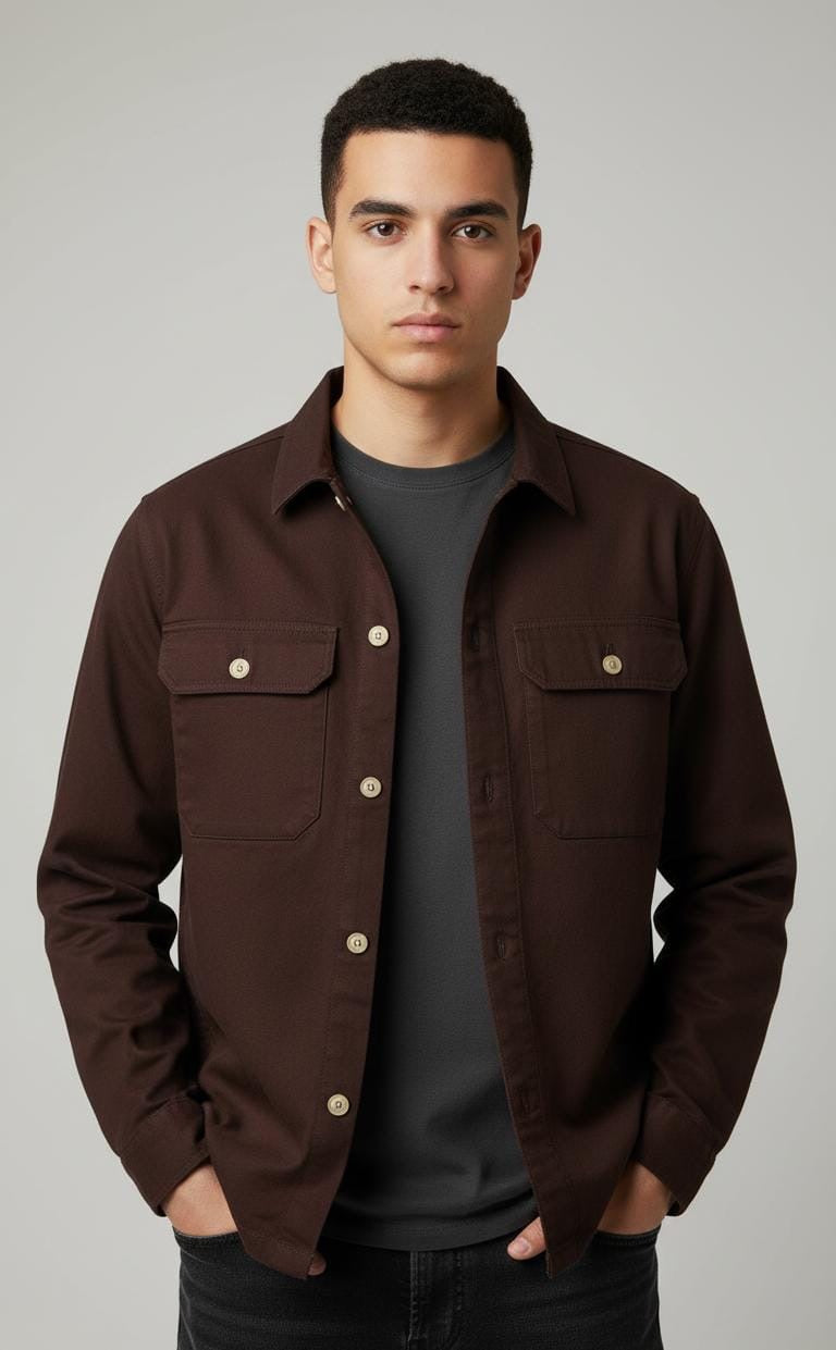Clyster Maroon Overshirt