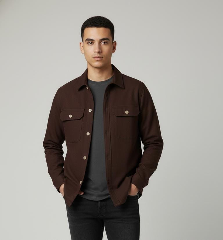 Clyster Maroon Overshirt