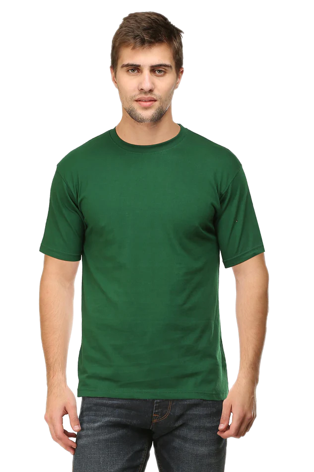 Bottle Green Crew Neck T-shirt