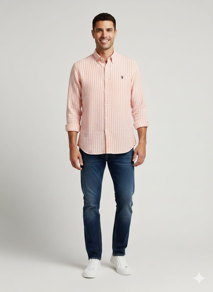 RL Striped Shirt - Pink