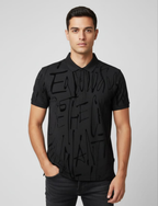 BE THE CHANGE - Black Polo T-Shirt