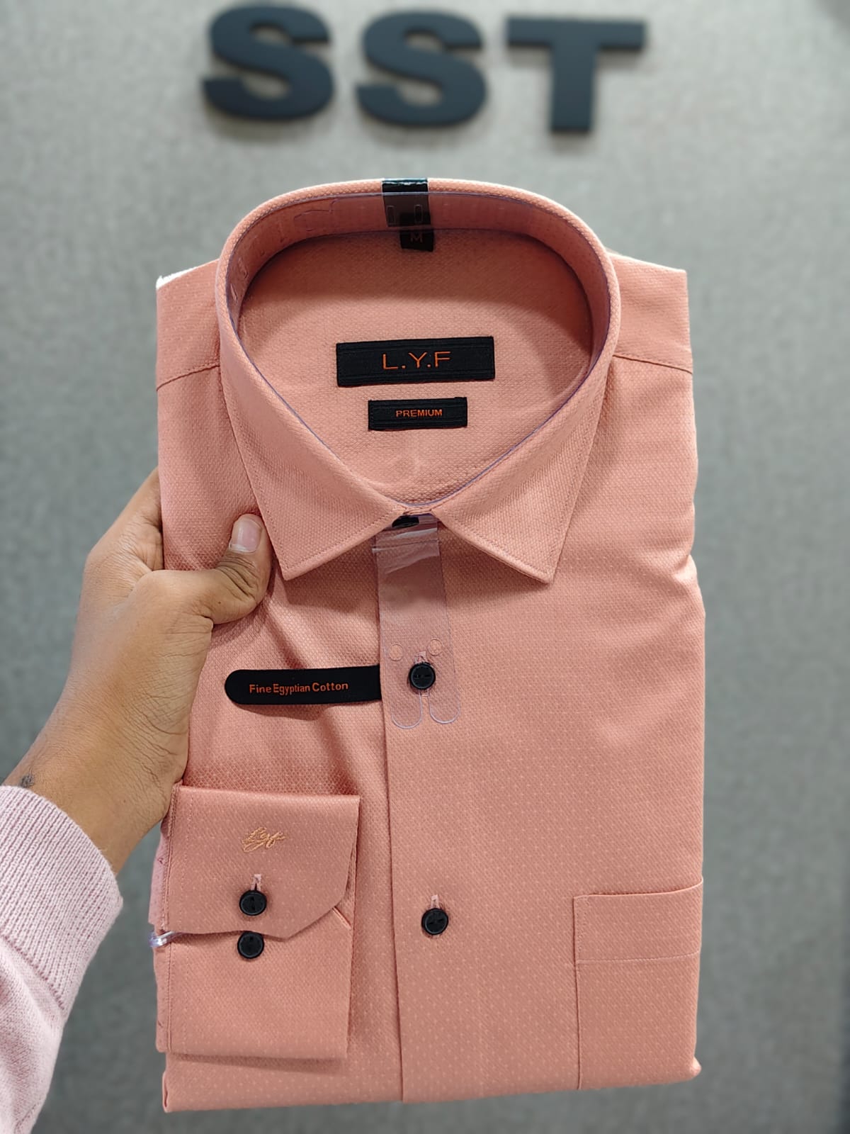 LYF - Plain Formal Shirt Cinnamon
