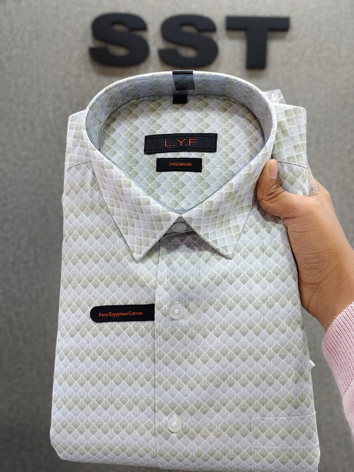 LYF - Plain Formal Shirt Olive