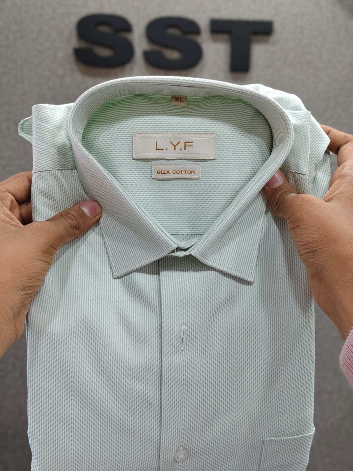 LYF - Plain Formal Shirt Pistachio