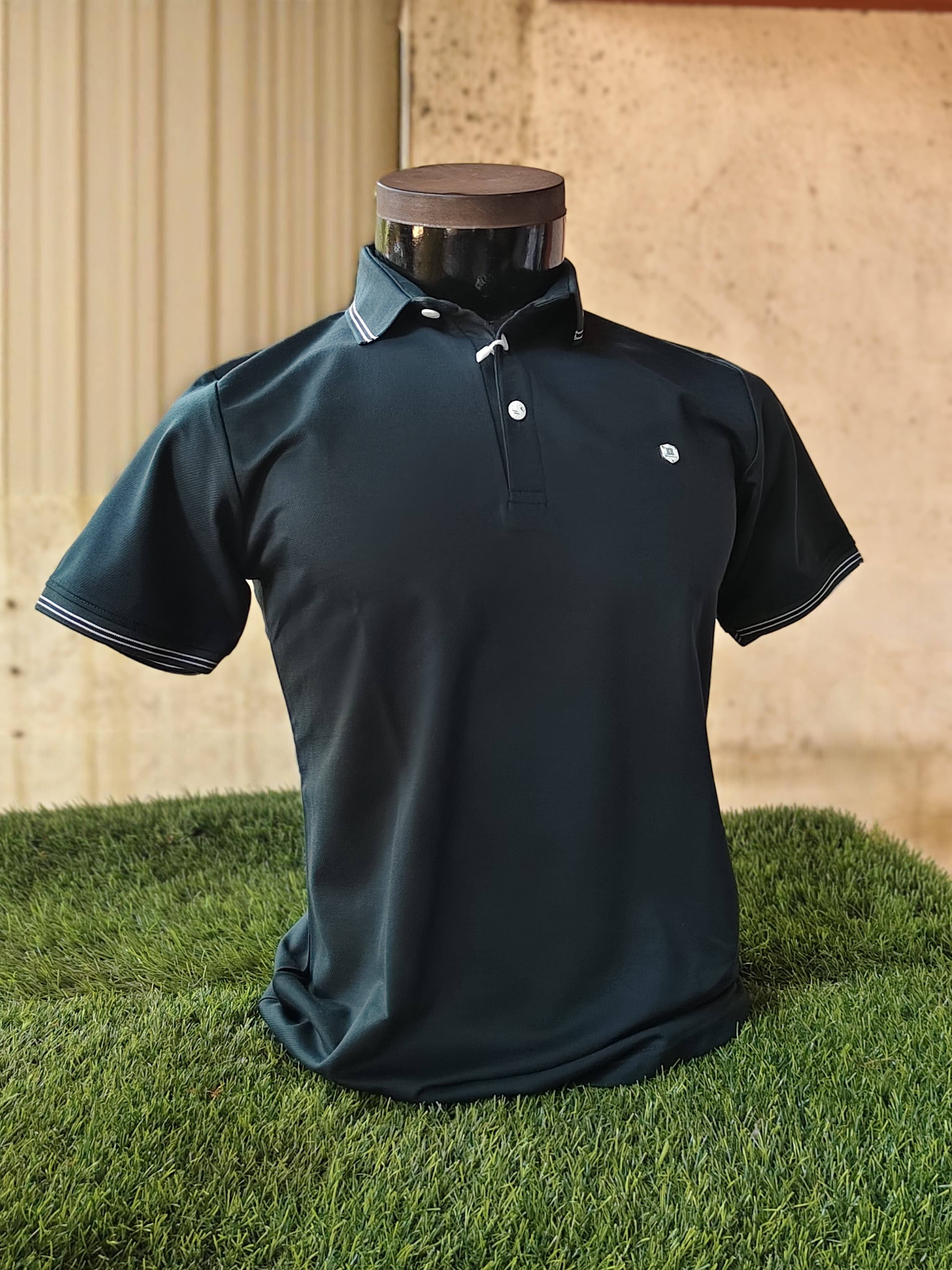 Solid Polos - Dark Green