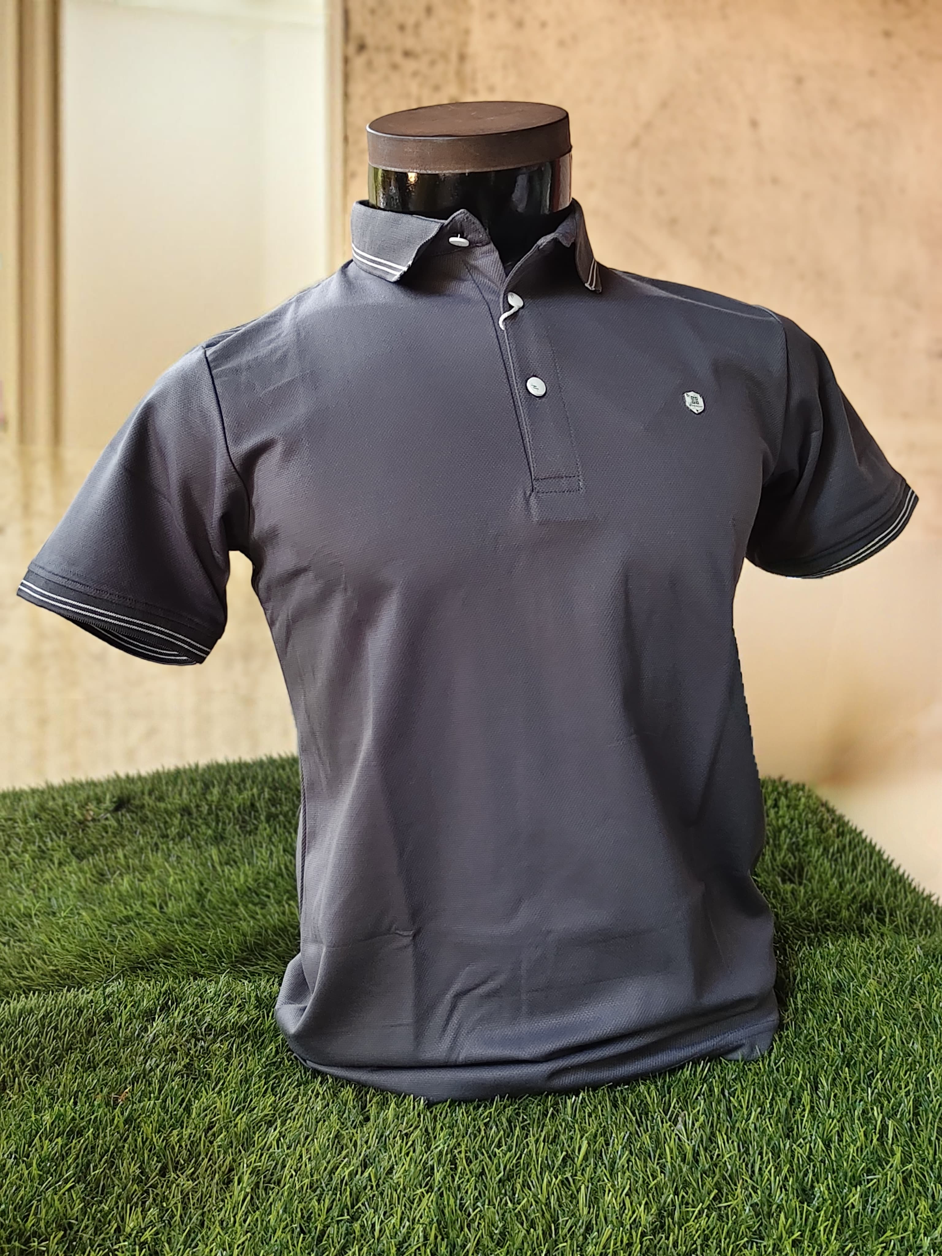 Solid Polos - Grey