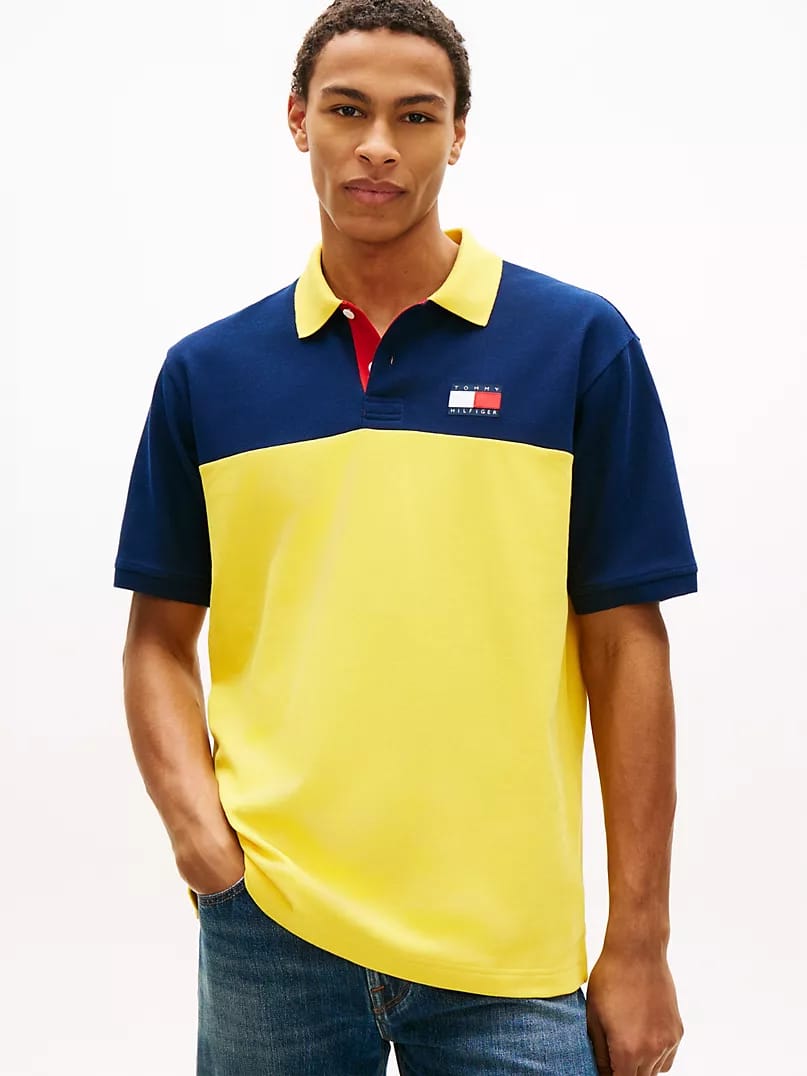 TH Polo - Yellow Blue