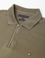 TH Polo - Zipper Green