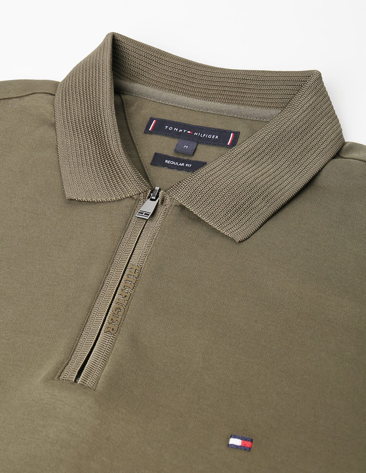 TH Polo - Zipper Green