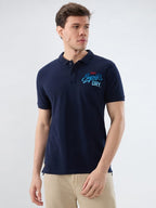 SDY Polo - Navy Pattern