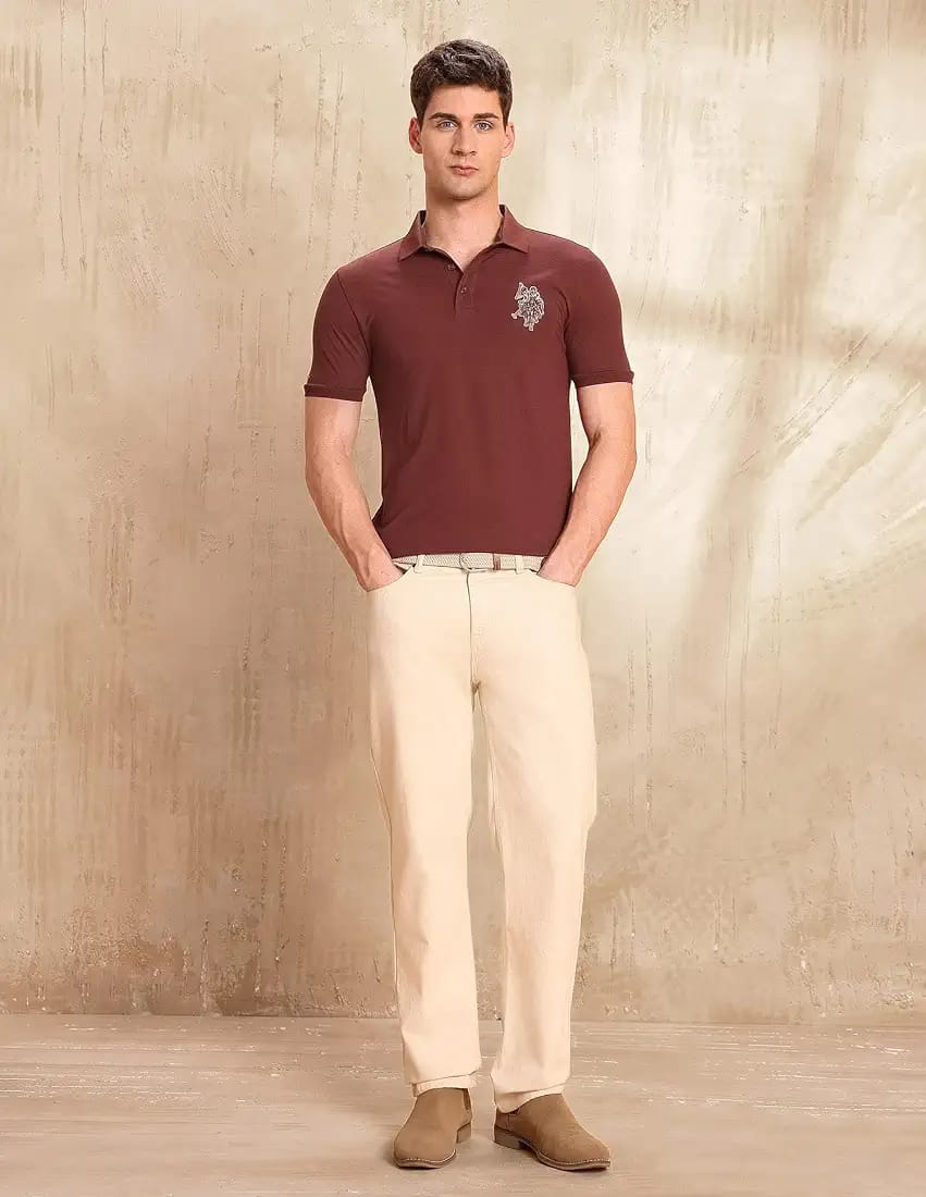 USPA Polo - Maroon