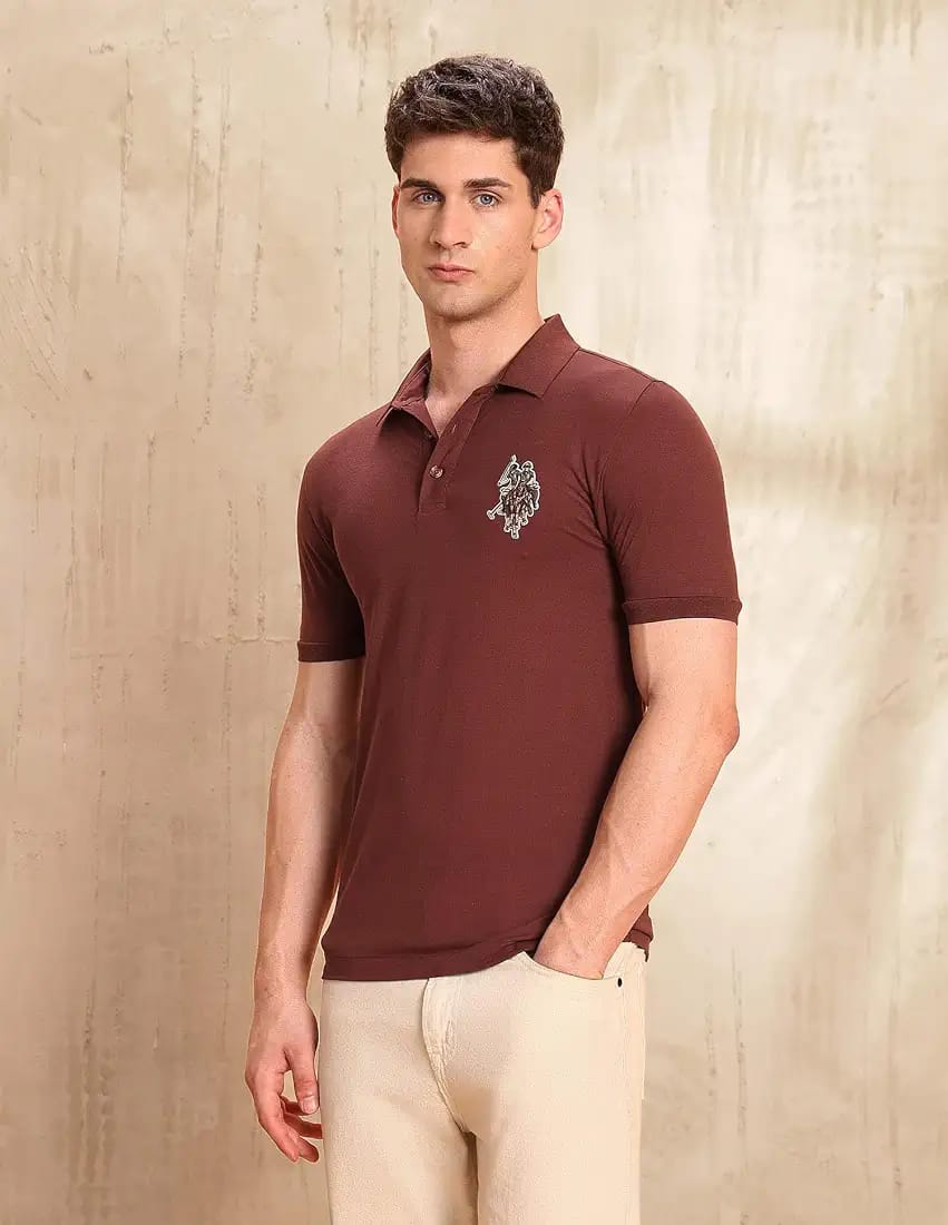 USPA Polo - Maroon
