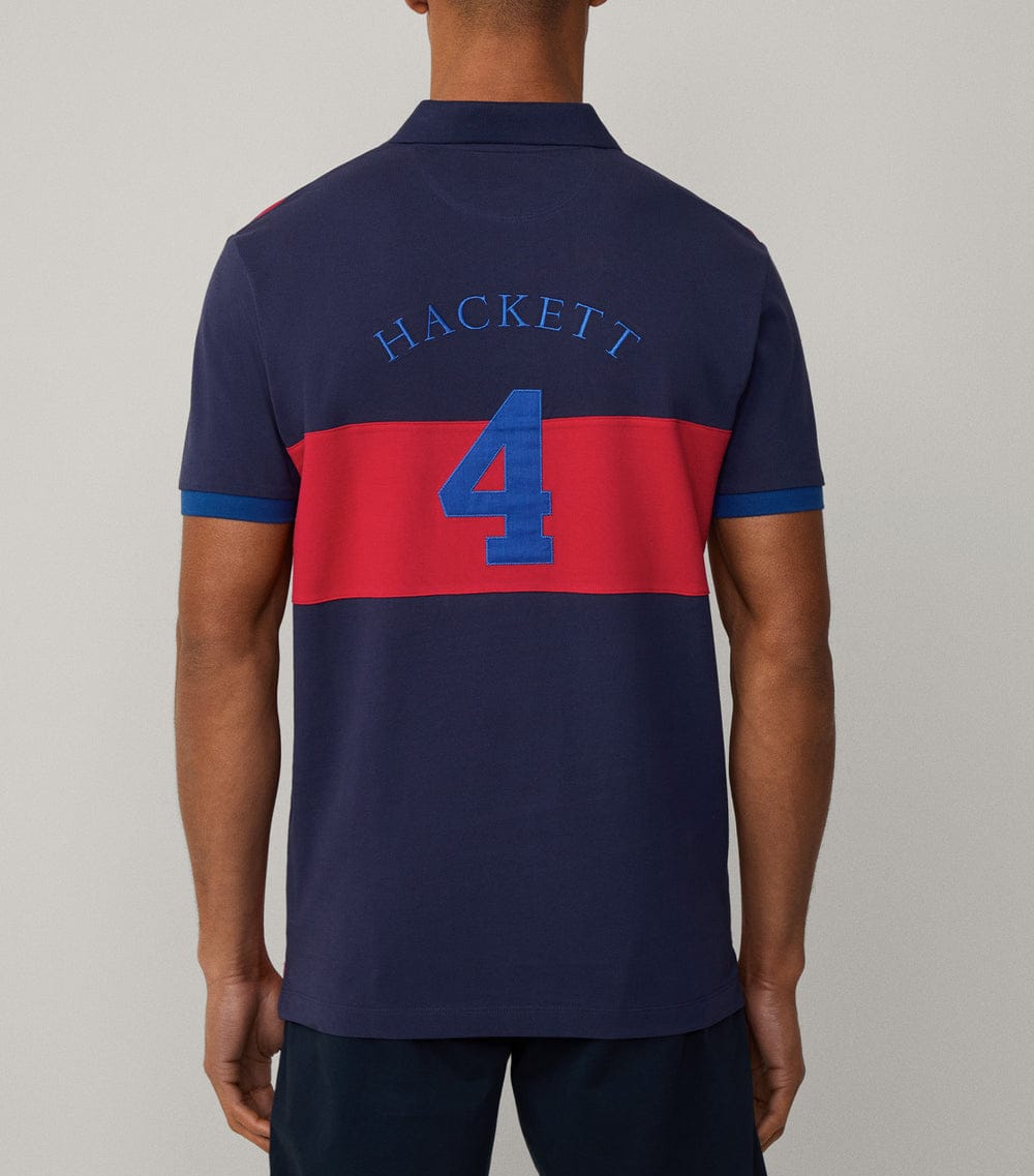 HACKT  Polo - Red Navy