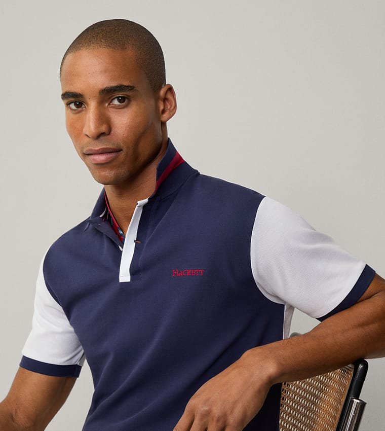 HAC Polo - Navy White