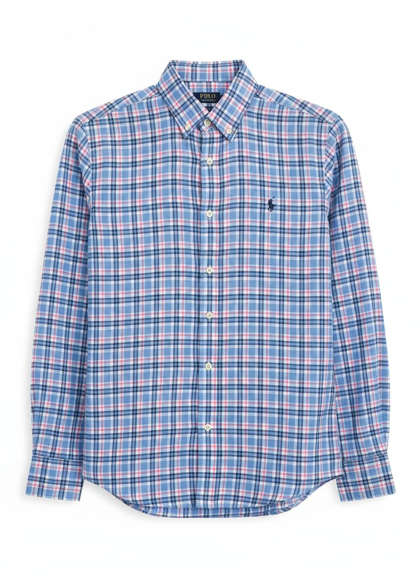 RL Checks Shirt - Blue
