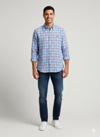 RL Checks Shirt - Blue