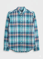 RL Checks Shirt - Turqoise