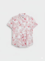 Pattern Half Shirt - Pink Print