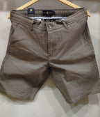 Linen Shorts - Brown