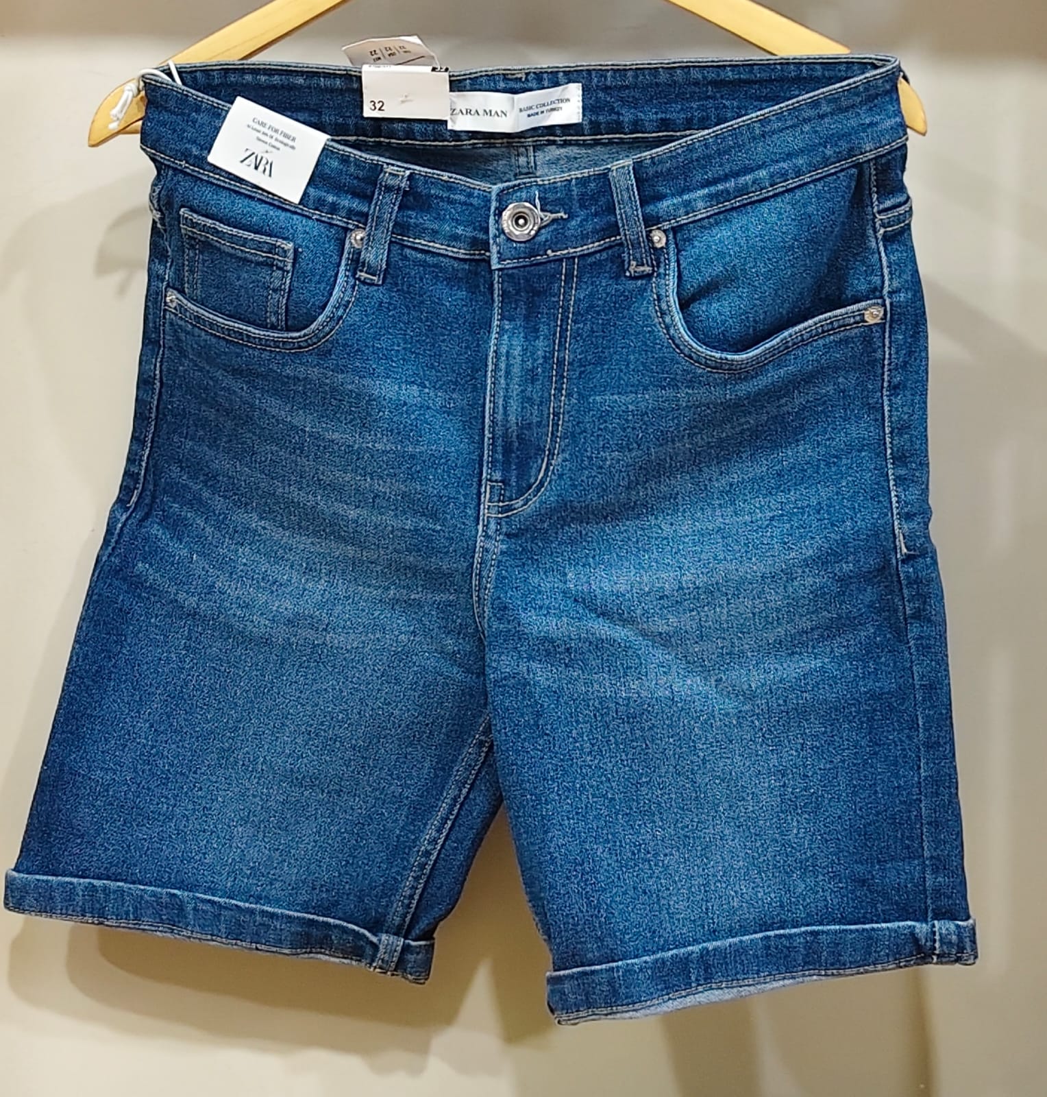 Denim Shorts - Blue