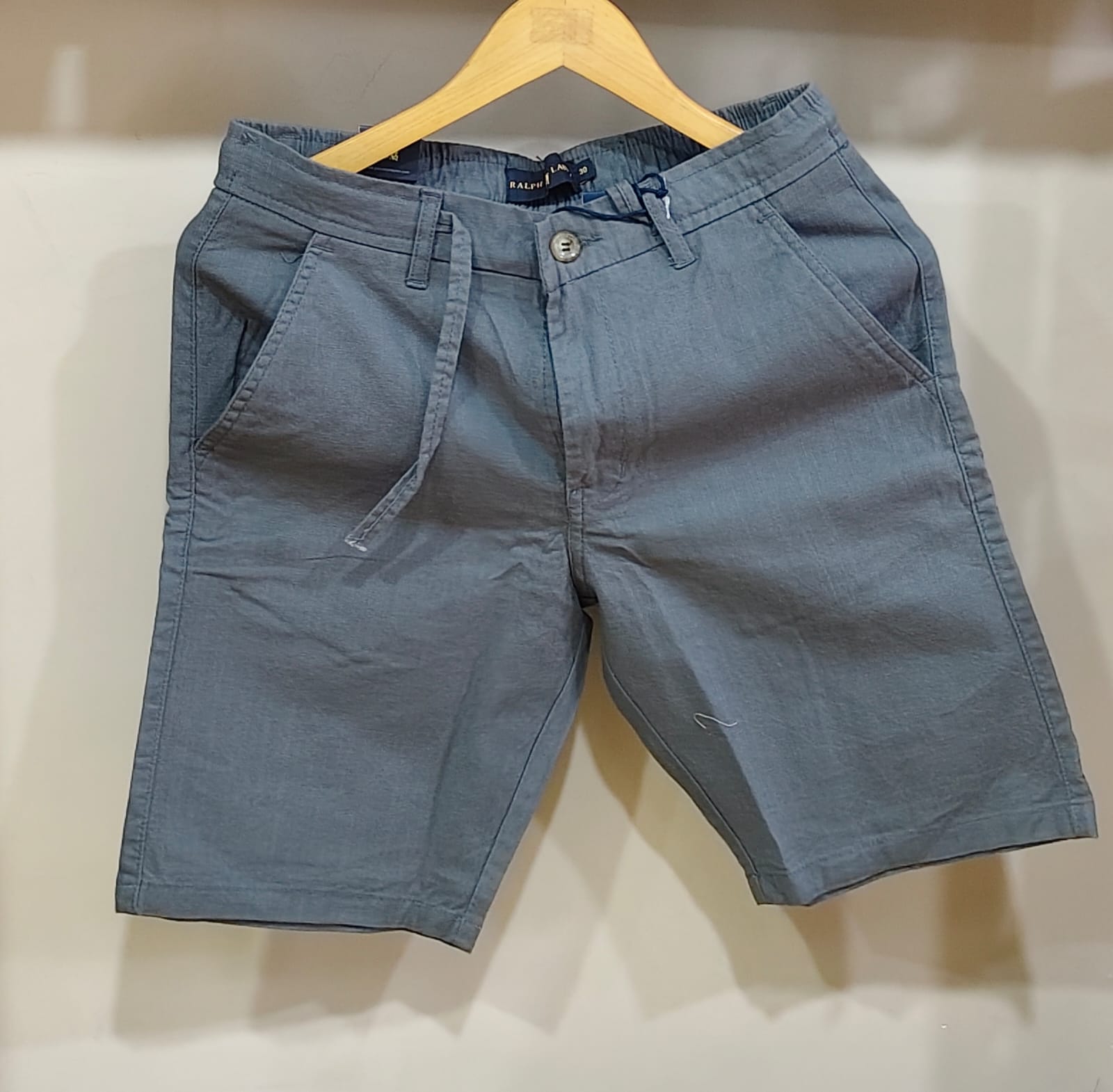 Linen Shorts - Grey