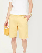 Linen Shorts - Yellow