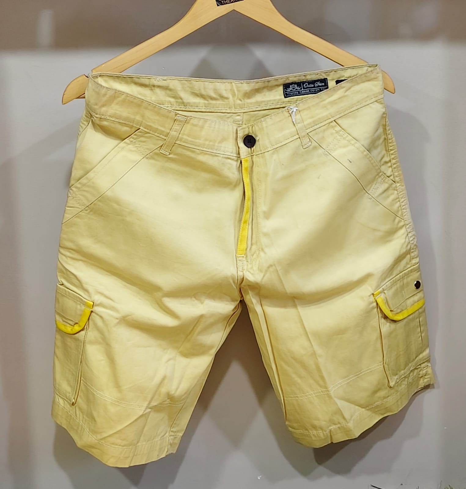 Linen Shorts - Mustard