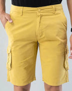 Linen Shorts - Mustard