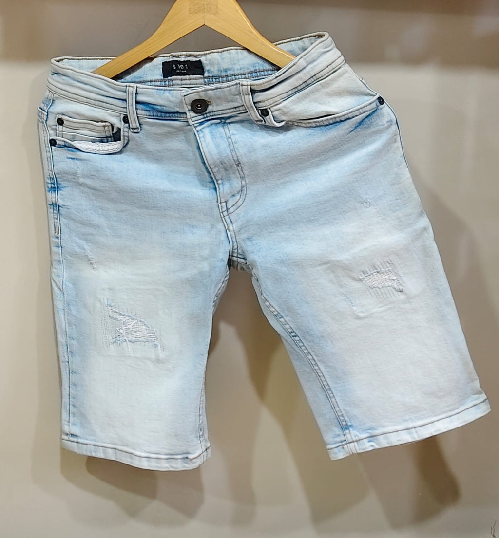 Denim Shorts - Sky Blue