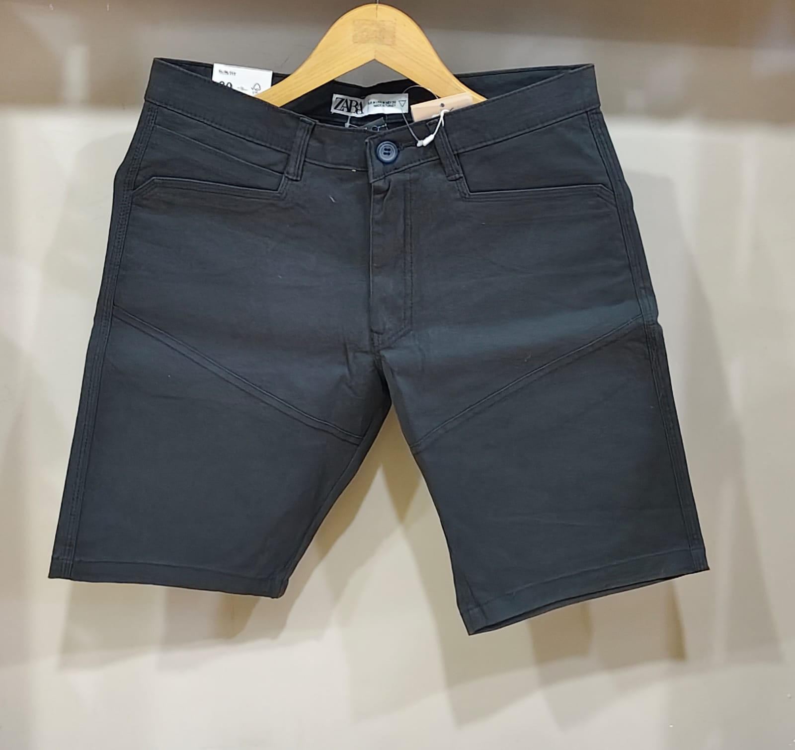 Linen Shorts - Dark Grey