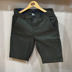 Linen Shorts - Deep Green