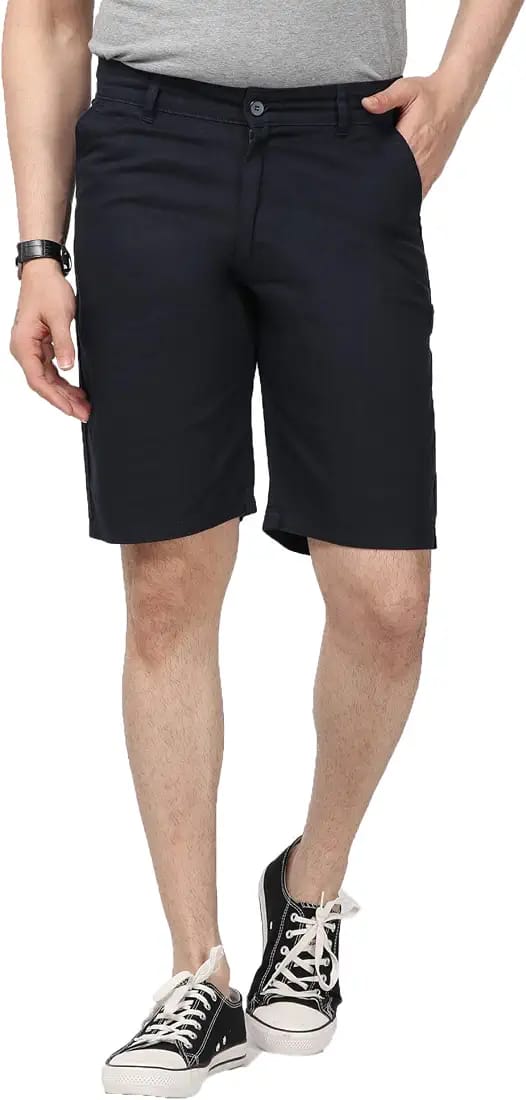 Linen Shorts - Indigo Blue