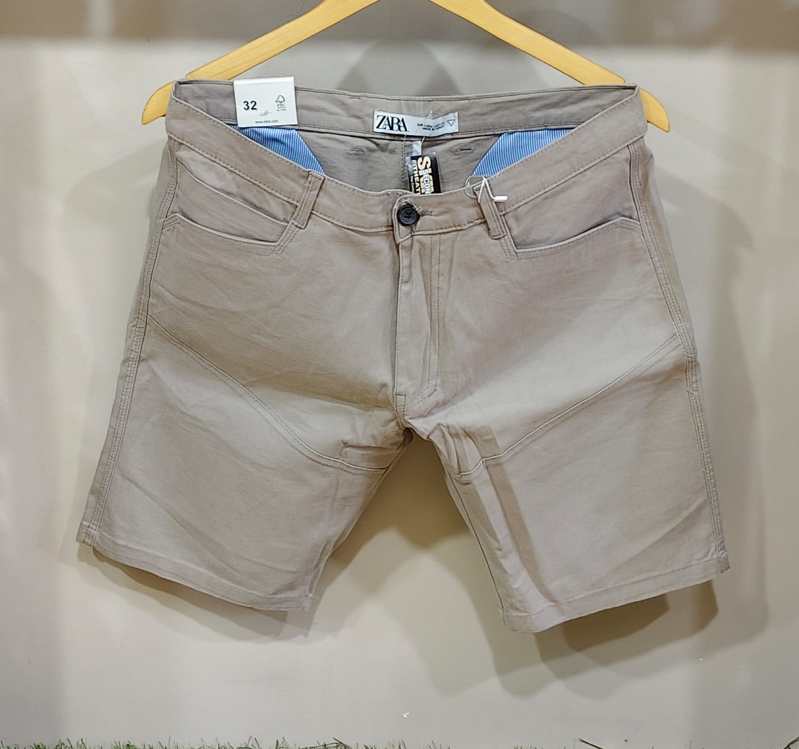 Linen Shorts - Cream