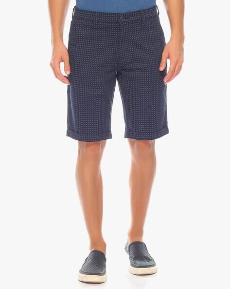 Linen Shorts - Striped Grey