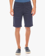 Linen Shorts - Striped Grey