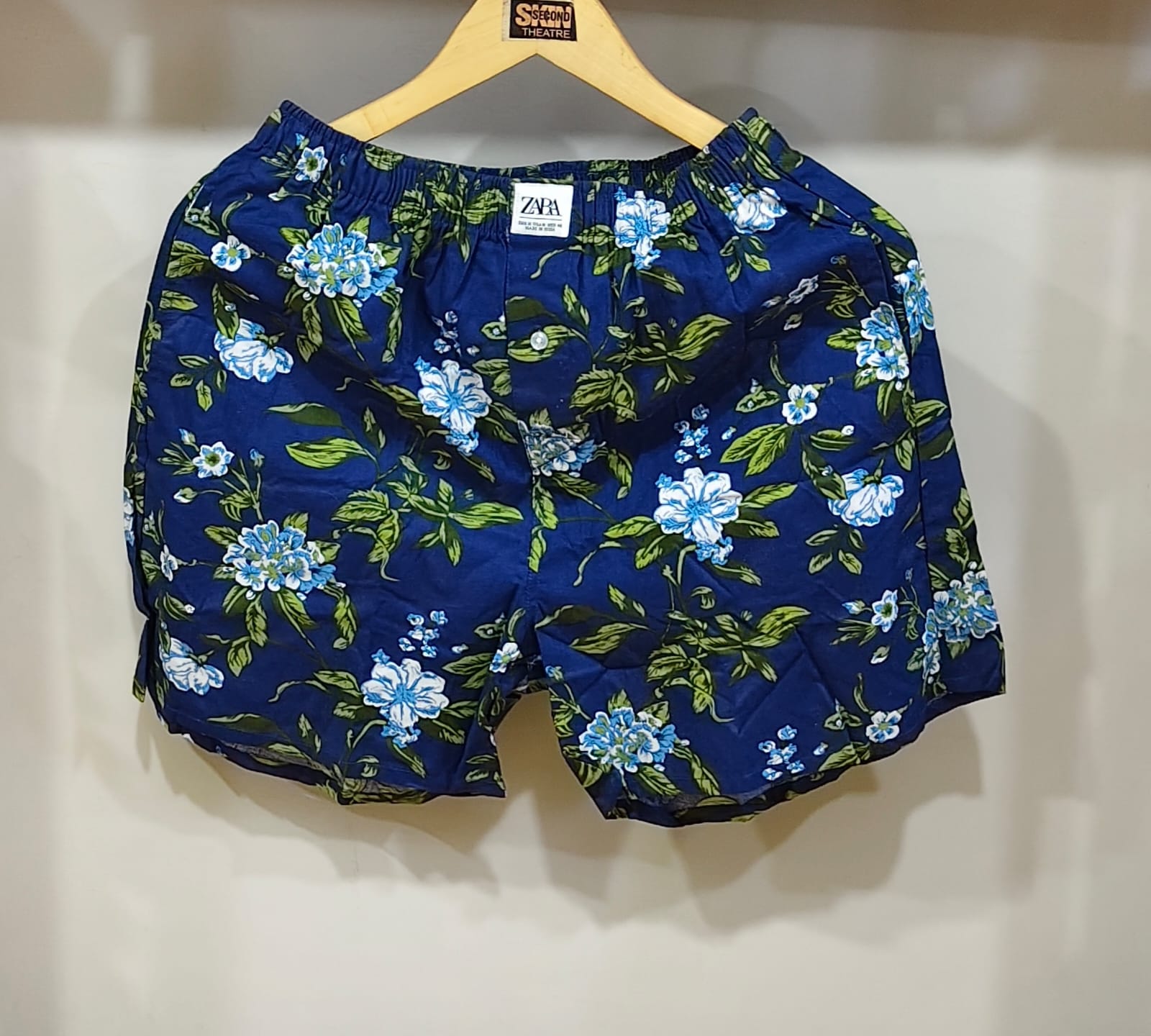 Boxer Shorts - Floral Blue