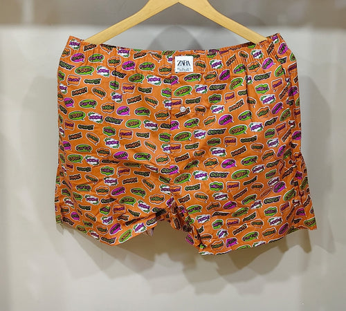 Boxer Shorts - Comic Orange