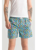 Boxer Shorts - Comic Blue