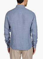 HKTT Pure Linen Shirt - Light Blue