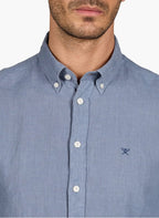 HKTT Pure Linen Shirt - Light Blue