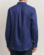 HKTT Pure Linen Shirt - Navy