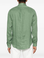 RL Pure Linen  Shirt - Pistachio