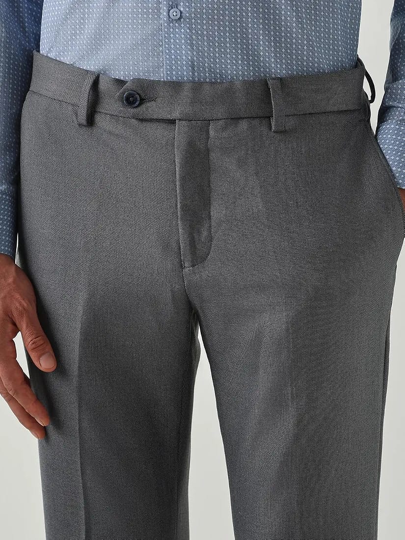 Formal Trousers - Steel Grey