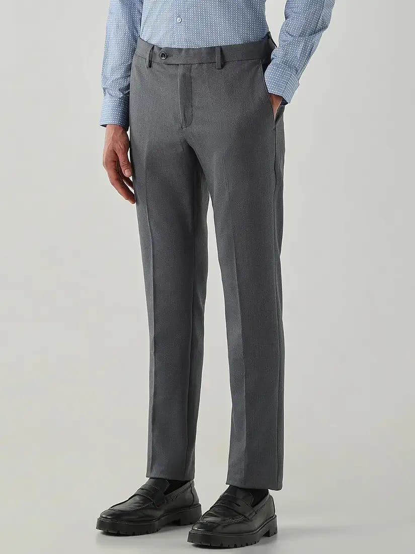 Formal Trousers - Steel Grey