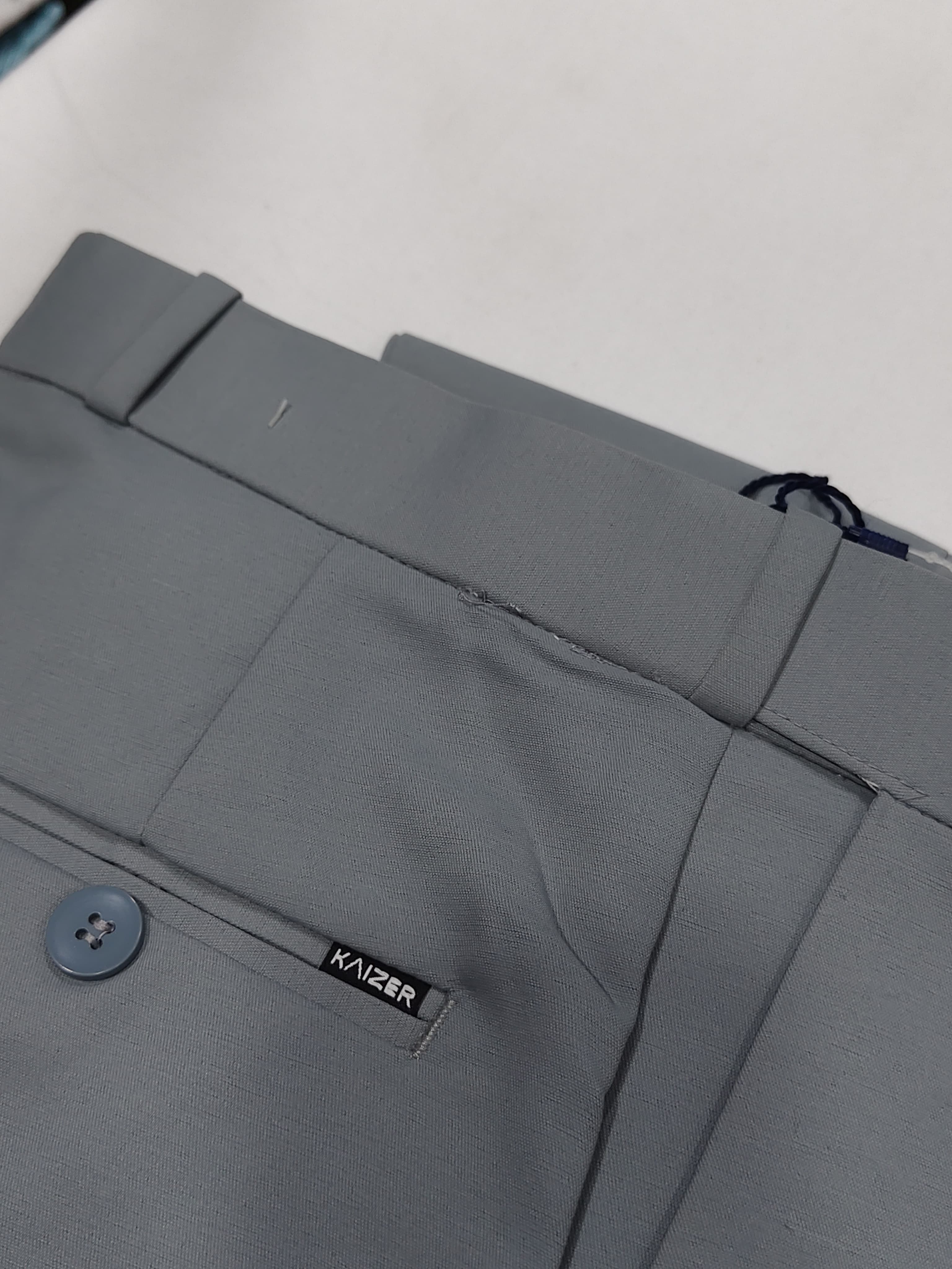 Formal Trousers - Light Blue Grey
