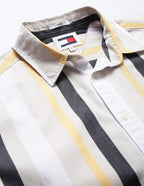 TH Shirt - Grey Yellow Stripes