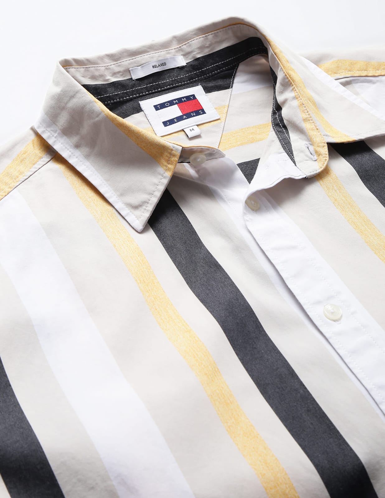 TH Shirt - Grey Yellow Stripes
