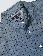 TH Shirt - Grey Polka Dot
