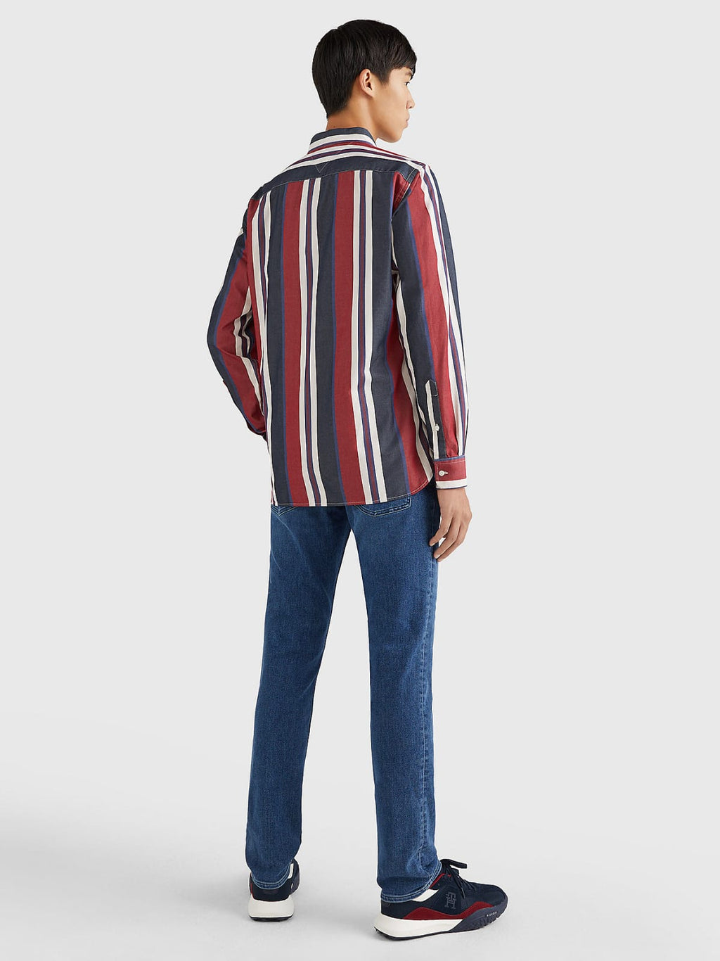 TH Shirt - Red Blue Stripes